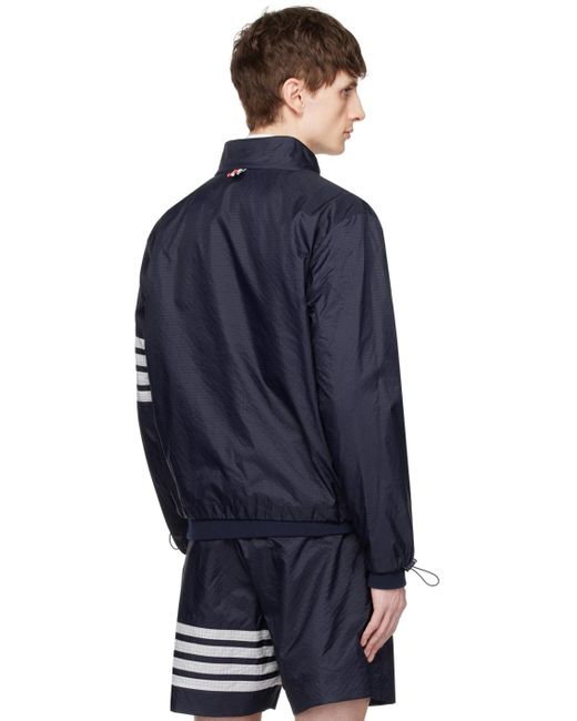 Thom Browne Blue Navy 4-bar Jacket for men