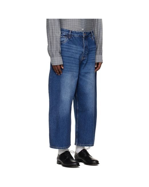 Studio Nicholson Blue Paolo Jeans for men