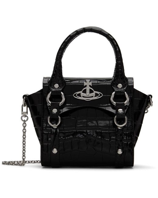 Vivienne Westwood Betty ミニハンドバッグ クロコダイル Vivienne Westwood Betty Small Crocodile-Effect Leather Top Handle