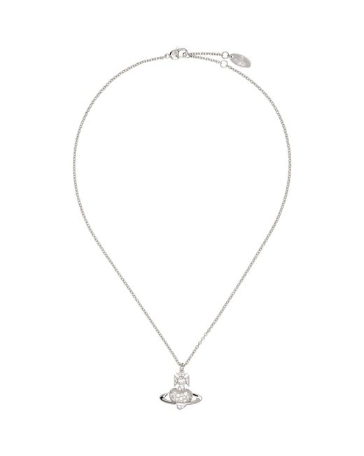 Vivienne Westwood Metallic Valentine's Agnatha Bas Relief Pendant Necklace