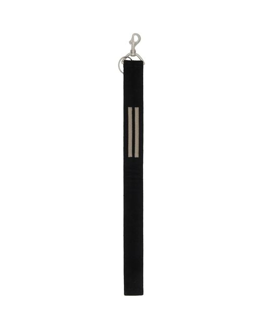 Rick Owens Black Concordians Cotton Keychain