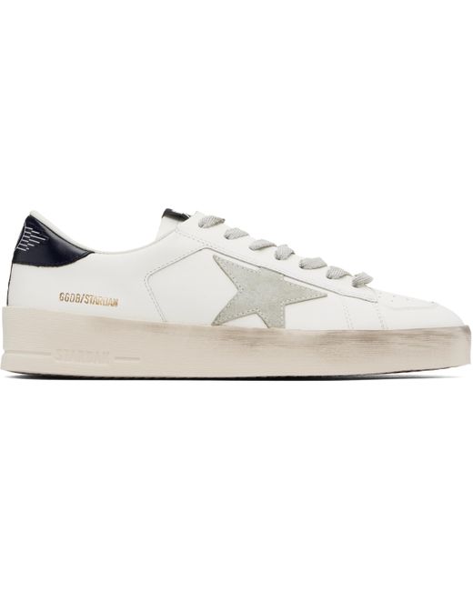 メンズ Golden Goose Deluxe Brand ホワイト Stardan スニーカー Black