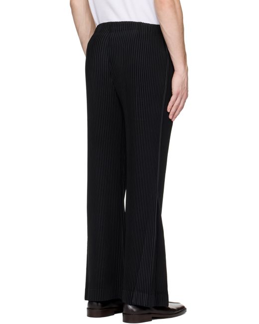 Homme Plissé Issey Miyake Black Pleats Bottoms 3 Trousers for men