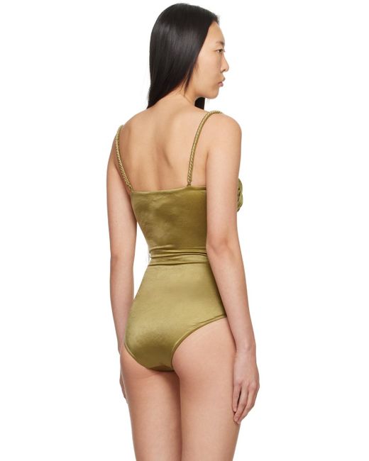 Isa Boulder Green Formality Swimsuit