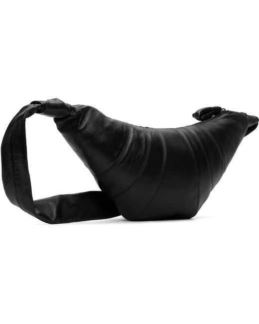 Lemaire Black Medium Croissant Bag