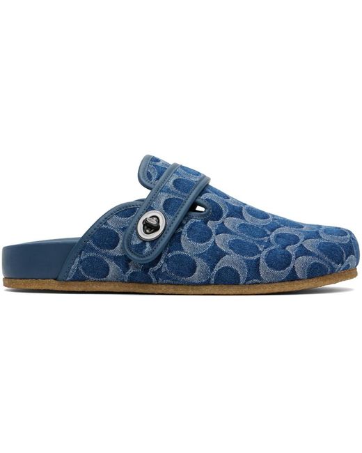 Sabots blake bleus COACH pour homme en coloris Blue