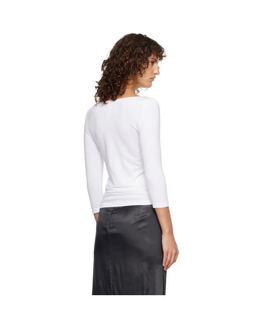 Wolford White Cordoba Long Sleeve T-Shirt