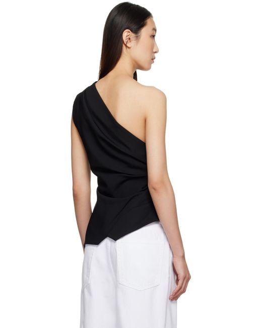 Rohe Black Lapel Top