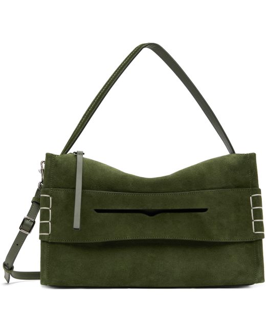 J.W. Anderson Green Medium Loafer Bag