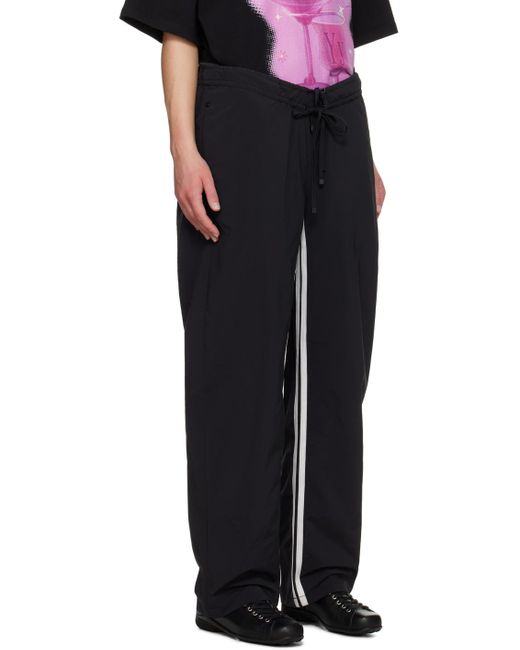 OPEN YY Black Ssense Exclusive Drawstring Lounge Pants