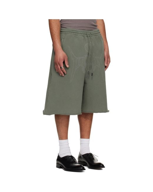 Lu'u Dan Green Zoku Shorts for men