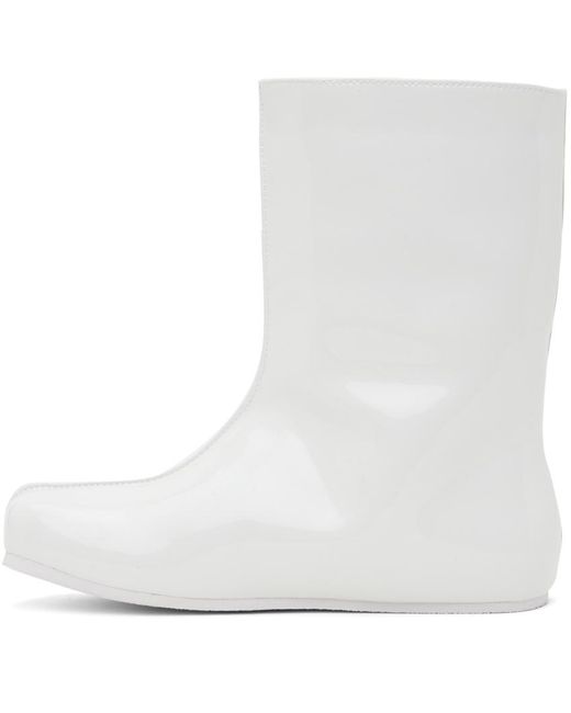 Rombaut Ssense Exclusive Gray & White Alien Barefoot Ii Boots