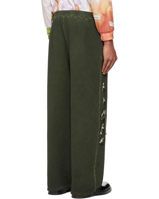 メンズ Chopova Lowena グリーン Dallas スウェットパンツ Green