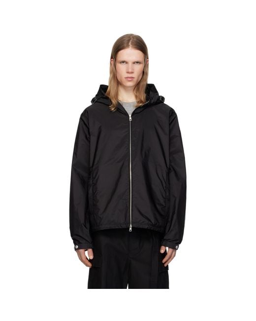 Moncler Black Remoray Hooded Jacket for men