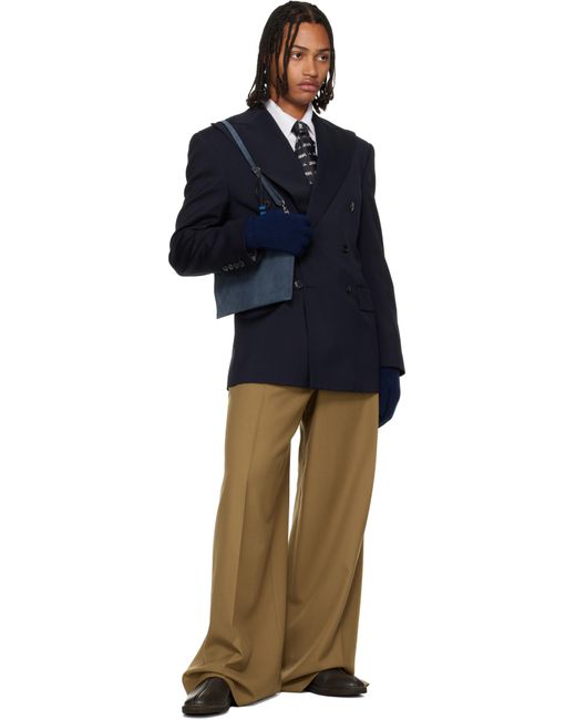 Vivienne Westwood Blue Letter Crossbody Bag for men