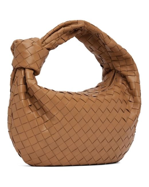 Bottega Veneta Brown Teen Jodie Shoulder Bag
