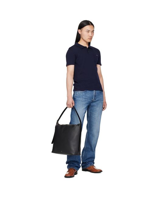 A.P.C. Black Vera Maxi Bag for men