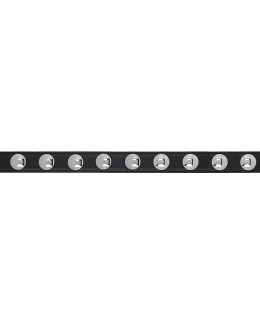 Khaite Black Benny With Studs Belt