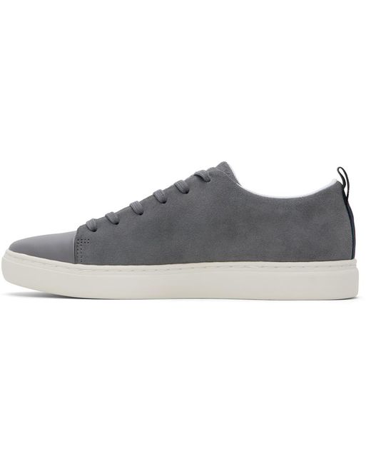 PS by Paul Smith Black Gray Suede Lee Sneakers for men