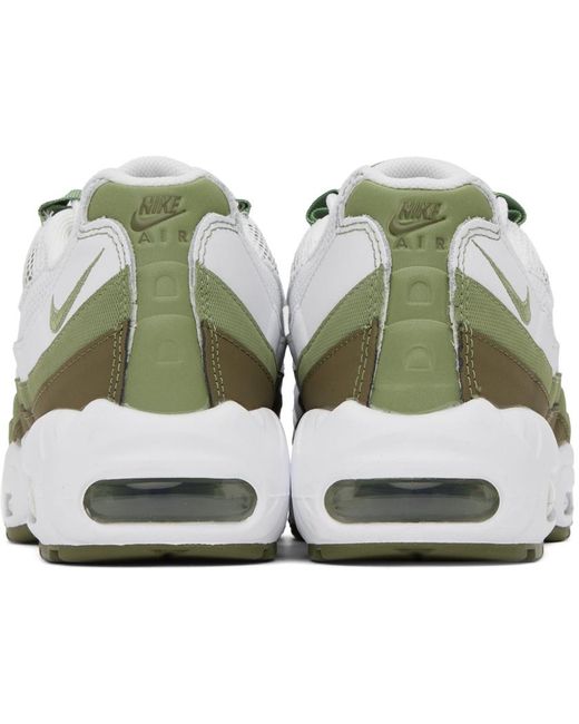 Nike Black Green & White Air Max 95 Sneakers for men