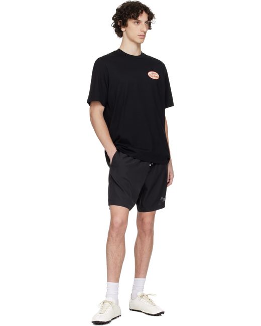Amiri Black Station Patch T-Shirt for men