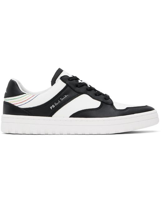 Baskets Liston blanc et noir en cuir Paul Smith pour homme en coloris Black