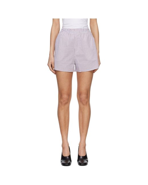 A.P.C. White Ava Shorts