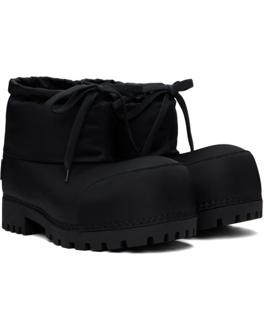 Balenciaga Black Alaska Boots for men