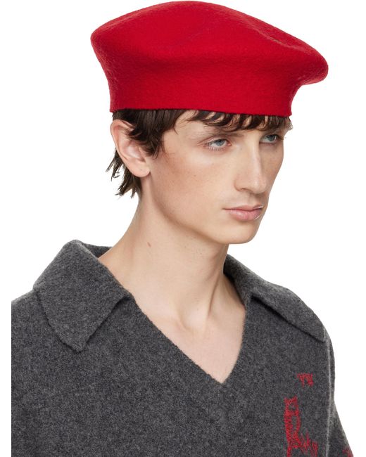 Vivienne Westwood Embroidered Logo Beret for men