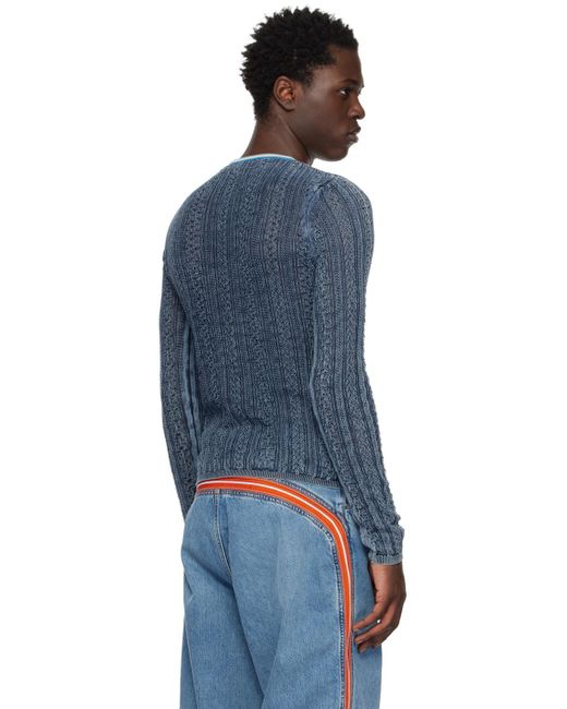 DIESEL Blue M-ikyla Sweater for men