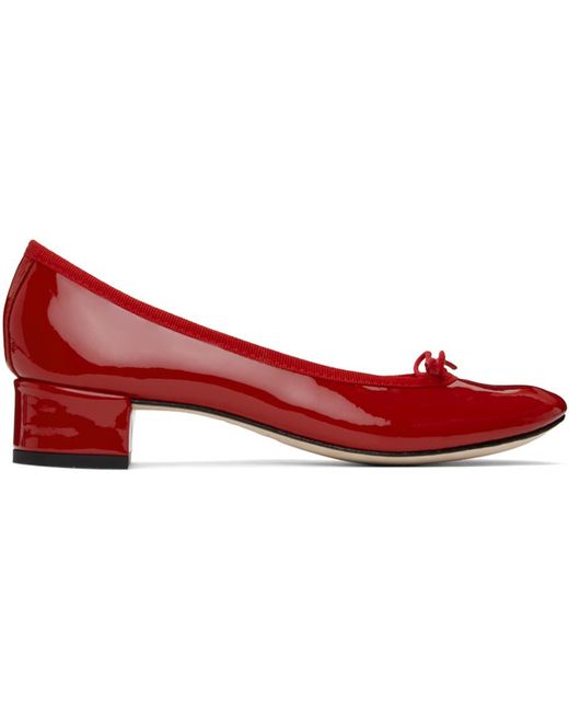 Repetto レッド Camille ヒール Red