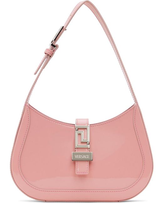 Versace Pink Greca Goddess Small Bag