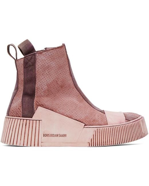 Boris Bidjan Saberi Pink Bamba 3.2 Sneakers for men