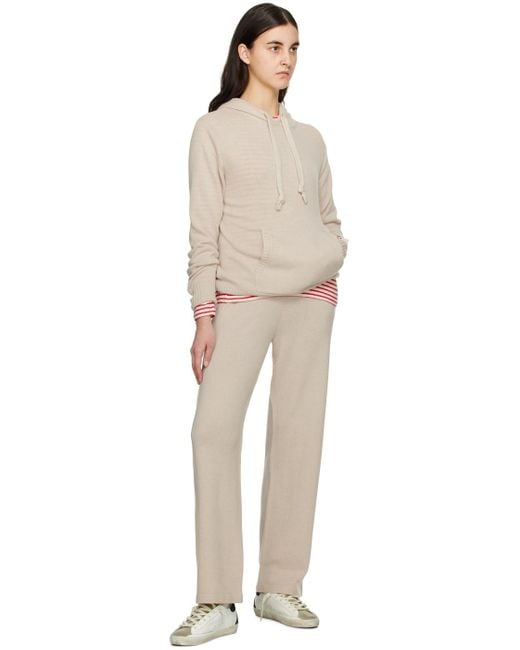 Golden Goose Deluxe Brand Natural Beige Patch Lounge Pants