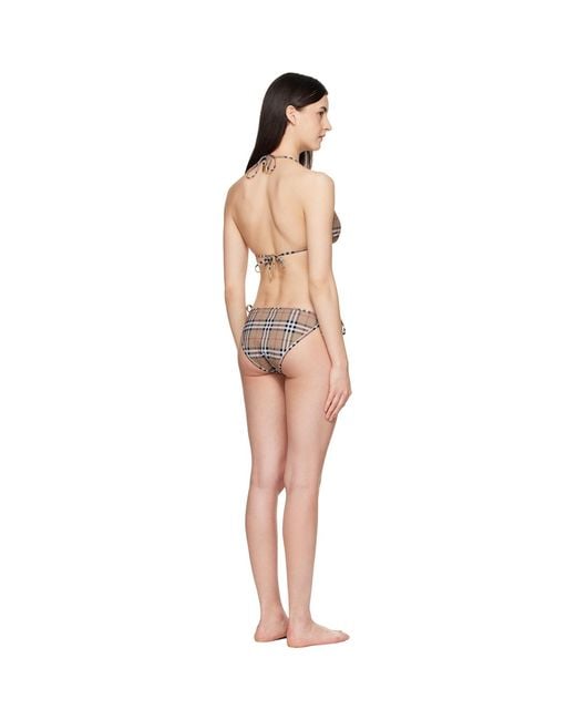 Burberry Natural Check Bikini