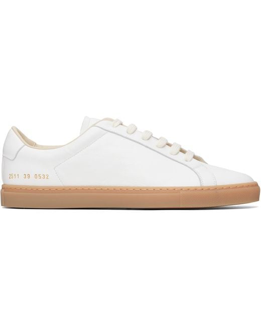 Common Projects Black Achilles Low Profile Sneakers for men
