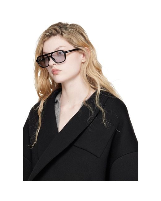 Saint Laurent Black Sl 905 Light-Tint Sunglasses