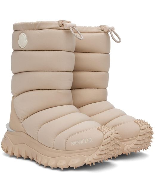Moncler Natural Trailgrip Après High Boots