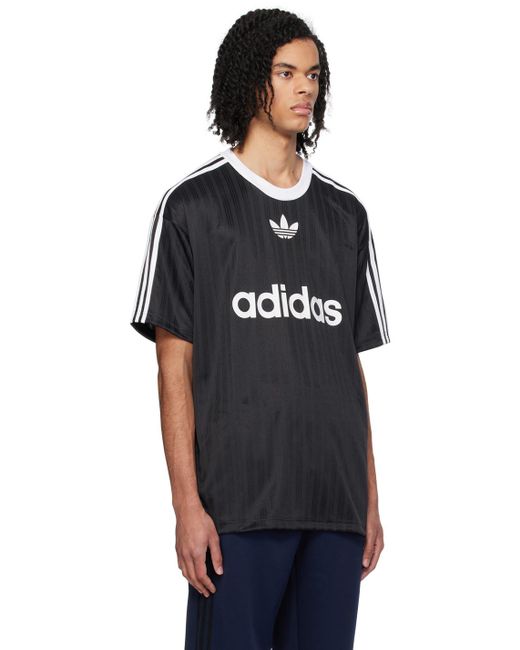 Adidas Originals Black Stripe T-Shirt for men
