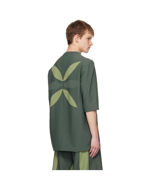 Uncertain Factor Green Interstellar Ω Shirt for men