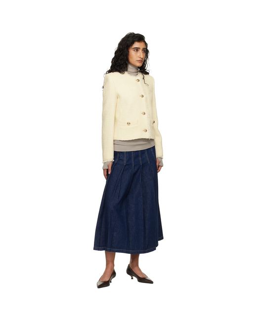 Weekend by Maxmara Blue Off- Wkdagami Jacket