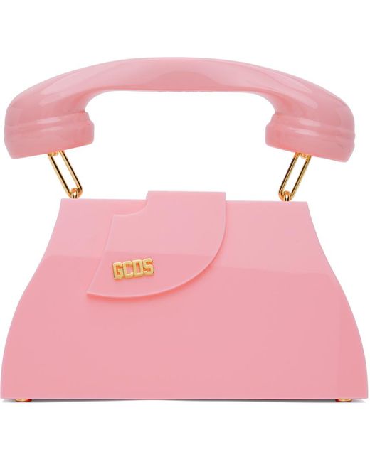 Gcds Pink Call Me Comma Regular Bag