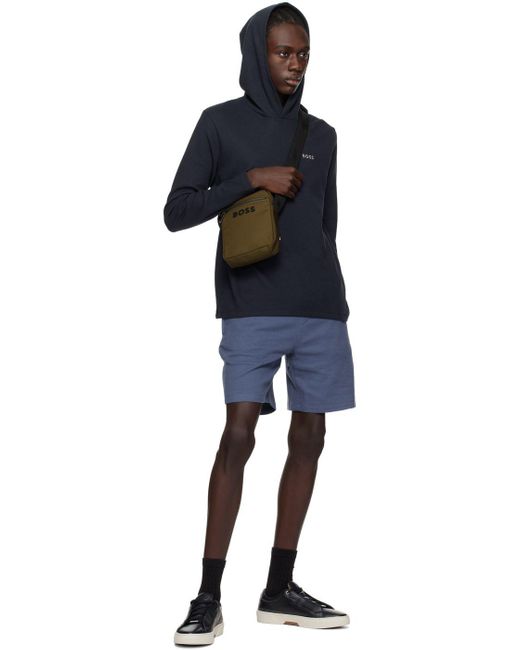 BOSS by HUGO BOSS Khaki Contrast Logo Bag in Green for Men Lyst