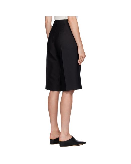 GIA STUDIOS Black Layered Shorts