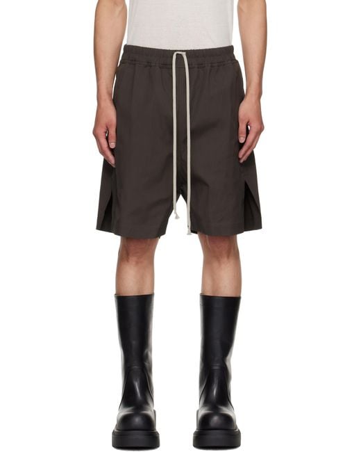 Rick Owens Black Concordians Boxer Shorts for men