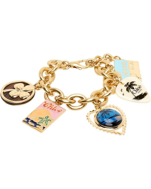 Chloé Metallic 'The Postcards' Bracelet