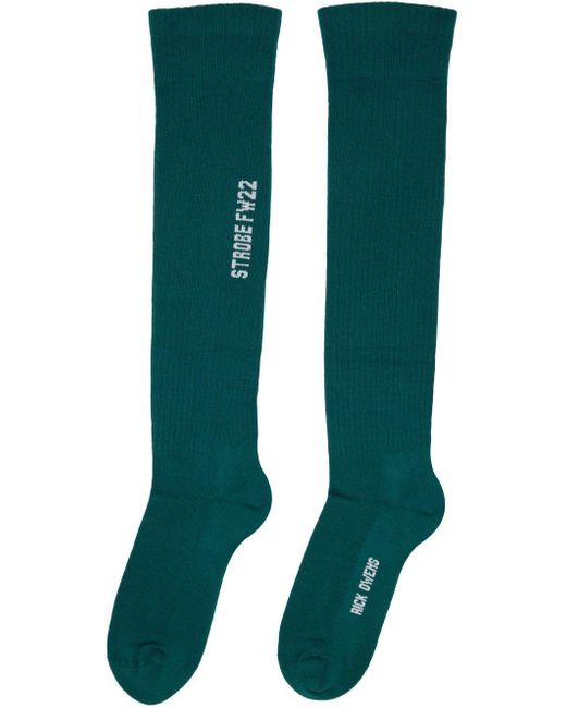 Green Knee-High Socks SSENSE Men Clothing Underwear Socks 