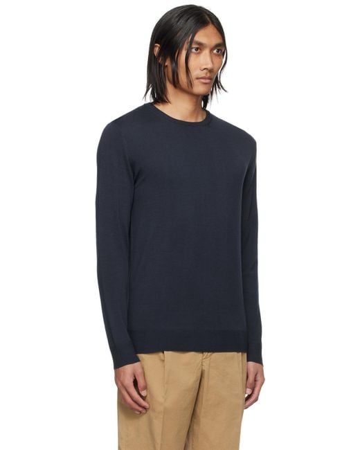 Barena Blue Navy Ato Brunal Sweater for men