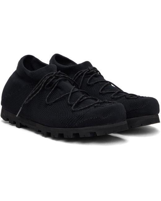 【関税込み】DEMON ブラック Nit スニーカー Black Nit Sneakers by DEMON on Sale