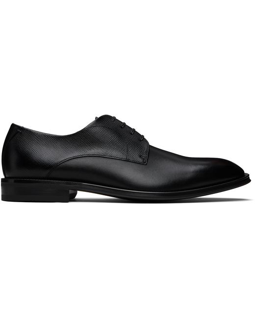 Boss Black Textured & Smooth Leather Derbys for men